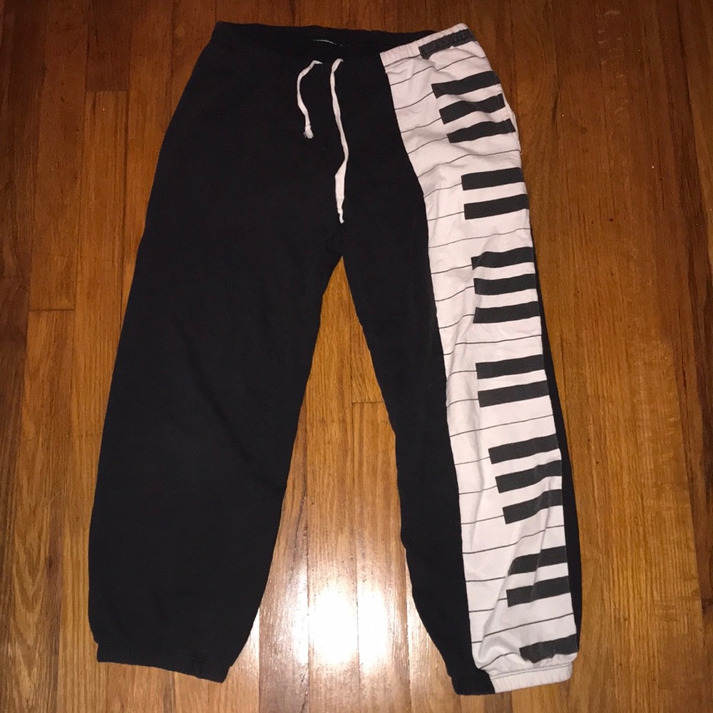 Piano Print Joggers